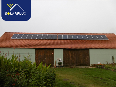 Solární elektrárna – instalace 19 panelů na rodinném domě