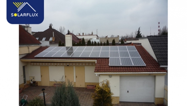 Solární elektrárna 4,875 kWp s měničem SMA - Hradec Králové