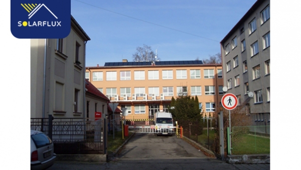 Tábor – solární systém pro ohřev TUV v bytovém domě