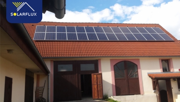 Fotovoltaická elektrárna 7,14 kWp s měničem SMA - Bořetín