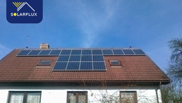 Fotovoltaická elektrárna 4,9 kWp na rodinném domě - Dolní Miletín